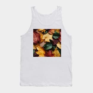 Autumn Leaves Pattern 14 Tank Top